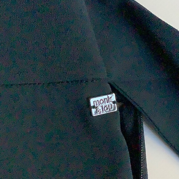 Monk & Lou cropped pant with tie tie belt Blue/green - Picture 6 of 8